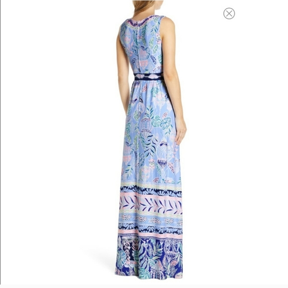 NWT Lilly Pulitzer McKinley Maxi Dress sz 2 - Picture 4 of 7